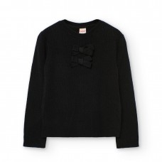 BOBOLI παιδικό πουλόβερ κορίτσι 402185-890 μαύρο